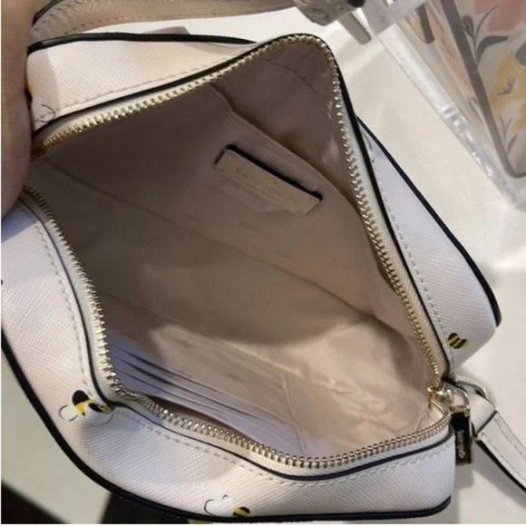 Kate Spade Staci Bee Mini Camera Bag Parchment Multi - Picture 9 of 15